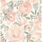 NuWallpaper Rose Peachy Keen Peel & Stick Wallpaper
